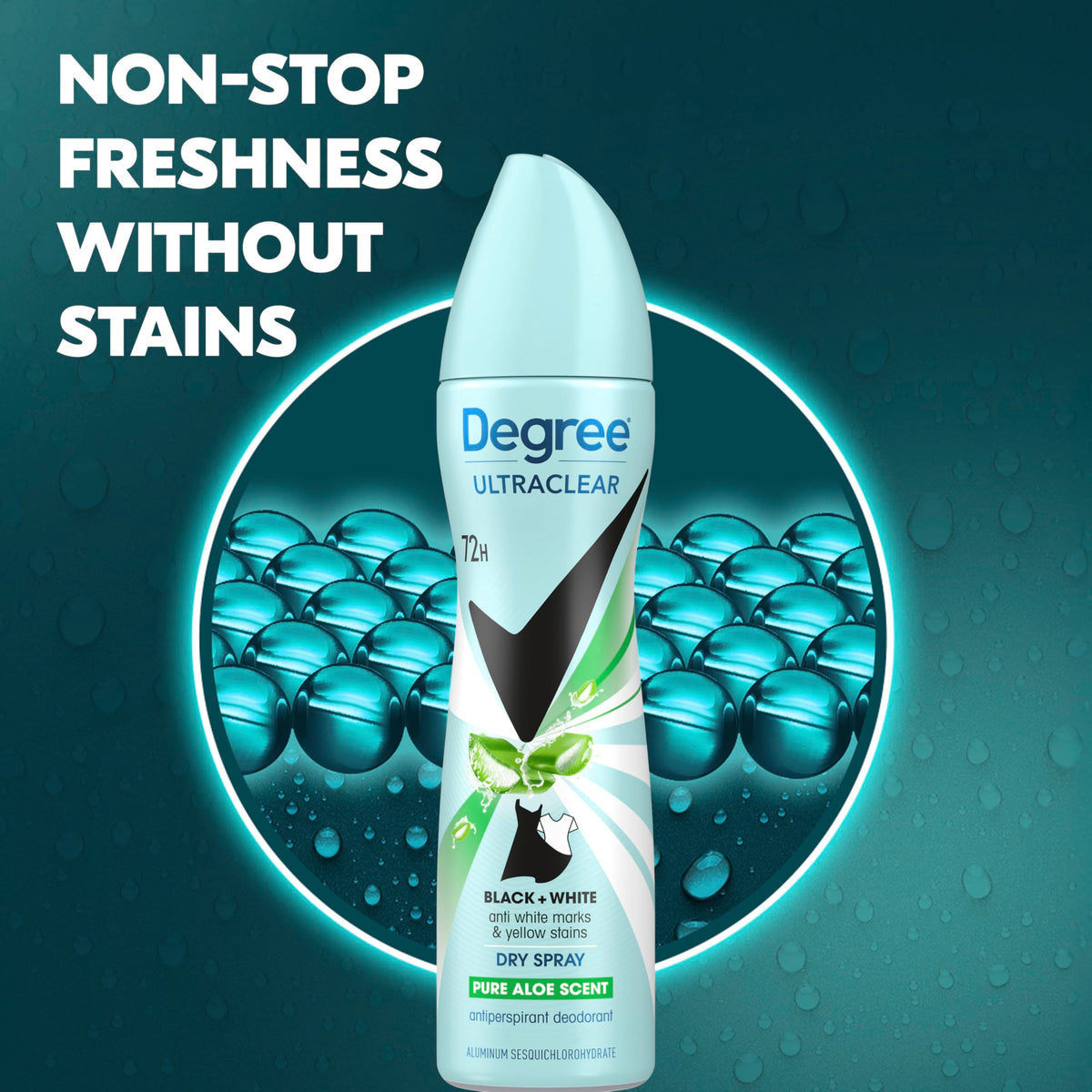 UltraClear Antiperspirant Deodorant Dry Spray by Degree – 3.8 Ounce (Pack of 4), Pack of 4