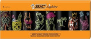 BIC Maxi Pocket Lighter, Neon Series, 8 Count Pack for Candles, Firepits