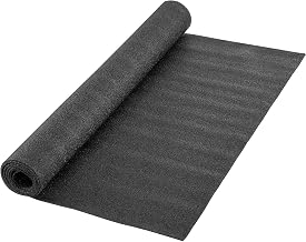 Global Industrial Custom Cut Drawer Liner Roll, 60"L x 24"W x1/4"H. Black Foam