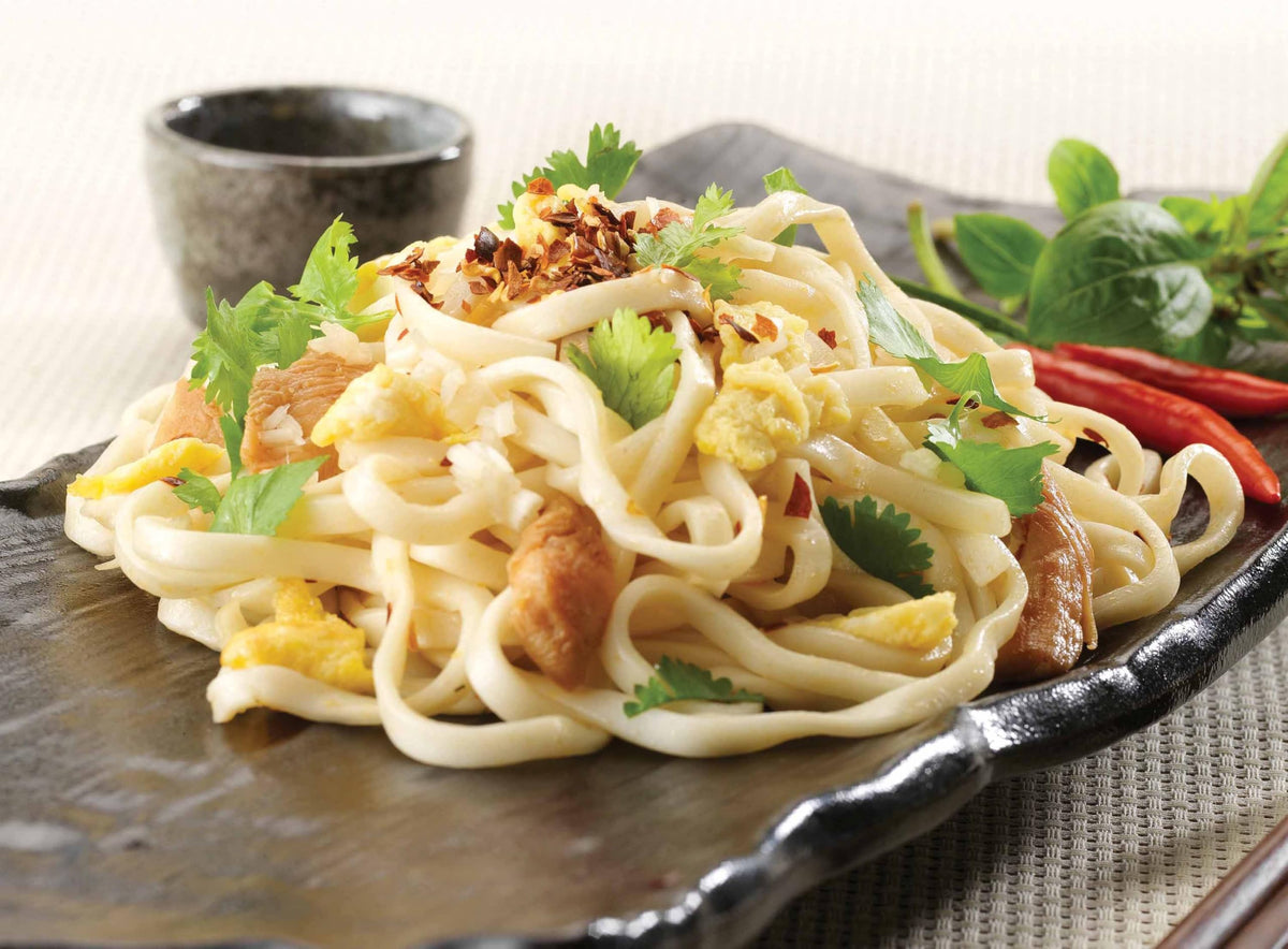 Amoy Lo Mein Noodles by Ajinomoto Windsor – 8.2 inches (W) x 16.1 inches (L) x 9.5 inches (H), Pack of 4