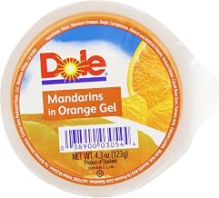 Dole Mandarin in Orange Gel, 4.3-Ounce Cups (Pack of 36)