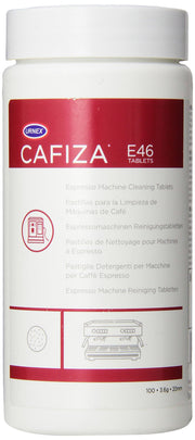 Cafiza Espresso Machine Cleaning Tablets - 100 Tablets - Professional Espresso Machine Cleaner Barista Use by Urnex – 100 Count (Pack of 1), Model 12-E46-UX100