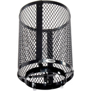 Global Industrial Black / 23.5 inches (Diameter) x 43 inches (Height) / Industrial Trash, Recycling & Compost