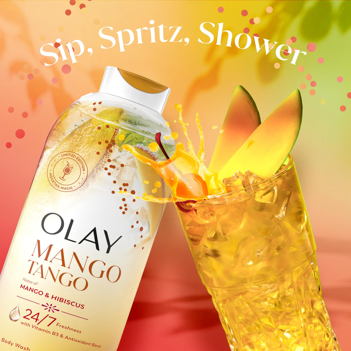 Olay Mango / 22 Fl Oz (Pack of 1) / White Body Washes