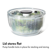 OXO Good Grips Salad Spinner, 6.22 Quart Capacity, White