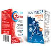 Glucosamine + INVIGOFLEX CS Joint Support Supplement Bundle by Dona – Commercial Grade