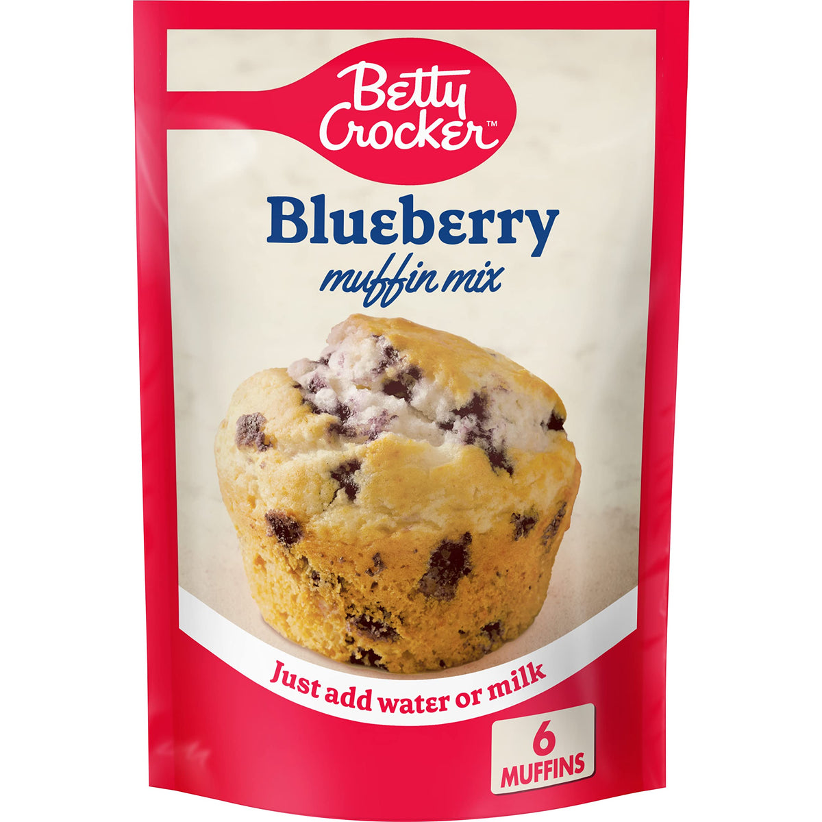 Blueberry Muffin Mix by Betty Crocker – 6.5 Ounce (Pack of 1), Artificial Color, Model Hf-g71187