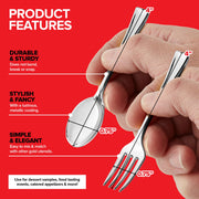 Stock Your Home Silver / Mini / Modern Spoons