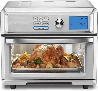 Air Fryer Toaster Oven by Cuisinart – 0.6 cu ft. interior, 0.6 cubic_feet, Alloy Steel, Silver, Model TOA--65