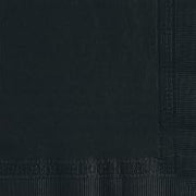 2 Ply Black Beverage Napkin, 200 Count per Pack - 5 per case.
