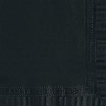 2 Ply Black Beverage Napkin, 200 Count per Pack - 5 per case.