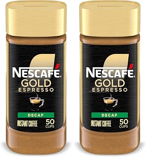 Nescafe NESCAFÉ Gold Decaf Espresso Instant Coffee,3.17 oz,(Pack of 2)