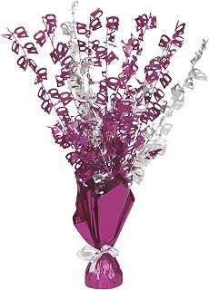 Unique Party 56478 - Glitz Pink 40th Birthday Balloon Weight Centrepiece