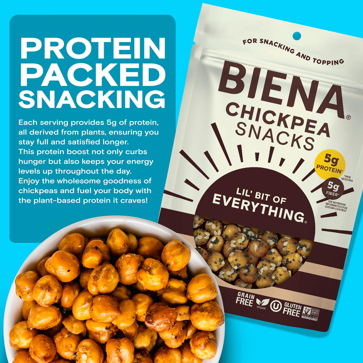 BIENA Lil' Bit of Everything / 4 Pack / Brown Vegetable