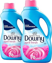 Downy Ultra Plus Laundry Fabric Softener Liquid, April Fresh Scent, 152 Total Loads (Pack Of 2)