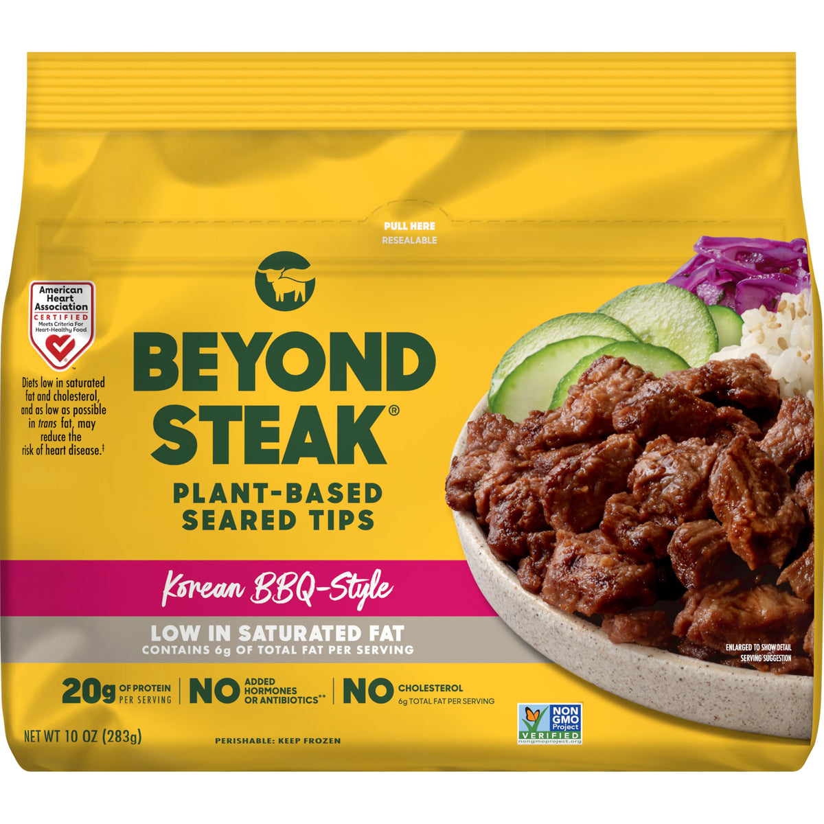 Korean BBQ Style Plant Based Steak Tips by BEYOND MEAT – 10 Ounce