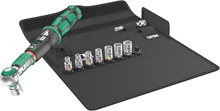 Wera 05075830001 Safe-Torque A 1 Set 1, Torque Wrench Set, 1/4" Square Head Drive, 2-12 Nm, 10 Pieces