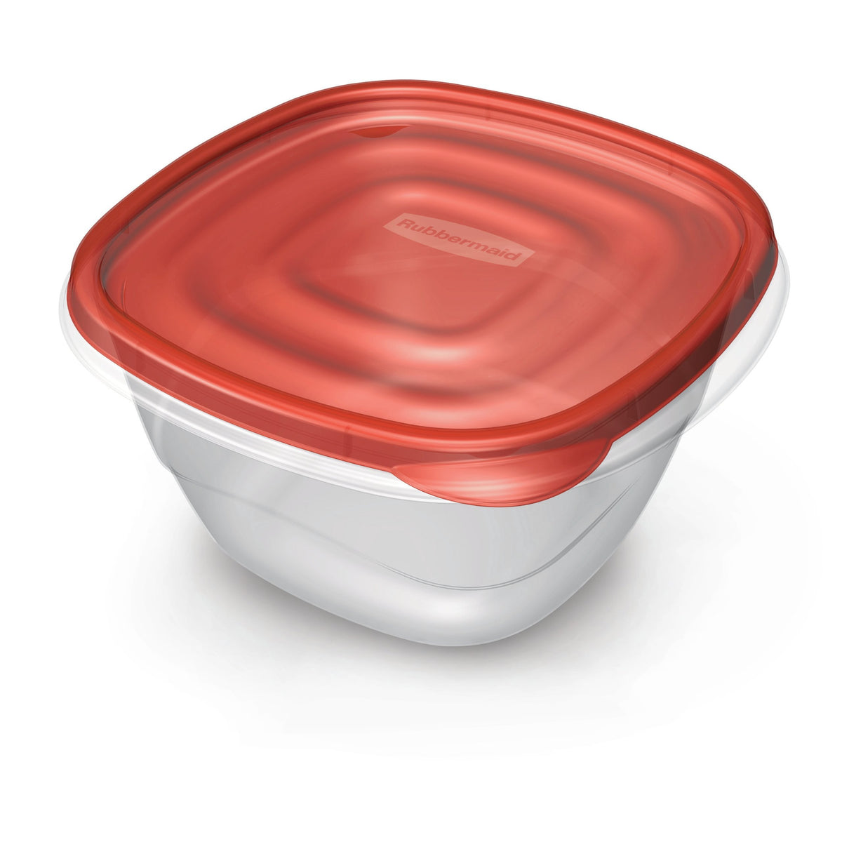 TakeAlongs Deep Square Food Storage Containers by Rubbermaid – 5.2 Cup (2 Pack), 5.2 cups, Plastic, Chili Red, Model FG7F68RETCHIL
