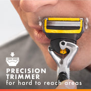 ProGlide Shield Razor Refills for Men by Gillette – 4 Count (Pack of 1), Yellow, Model 47400656147
