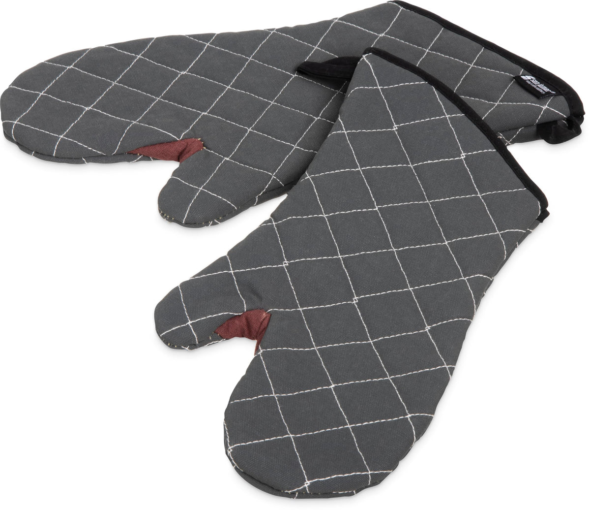 Carlisle FoodService Products Black / 15" (Pack of 1) / 1 Oven Mitts