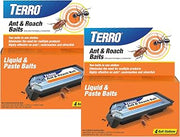 TERRO Ant & Roach Bait, 8-Pack, Indoor Ant Killer and Roach Killer | Pre-Filled Dual Bait Stations Attract and Kill Ants, Roaches, and Silverfish, Ready-To-Use Indoor Bait with Twist Tab, T360SR