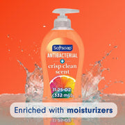Antibacterial Liquid Hand Soap by Softsoap – 11.25 Fl Oz (Pack of 6), Bamboo, Crisp Clean, Pack of 6, Model US03562A