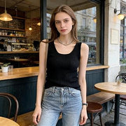 Women's Ribbed Tank Tops Sleeveless Slim-Fit Camisole Basic Shirts Undershirts for Layering & Casual Summer Wear