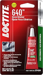 Loctite 37424-12PK High Strength Sleeve Retainer 640-6 ml Tube, (Pack of 12)