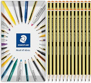 STAEDTLER 121 Noris School Pencil - Break Resistant Leads - Class Pack of 24 Pencils in Envelope Gift Packaging - Grade 2B