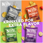 Kettle Brand Krinkle Cut Habanero Lime / 7.5 Ounce (Pack of 12) / Habanero Lime Potato