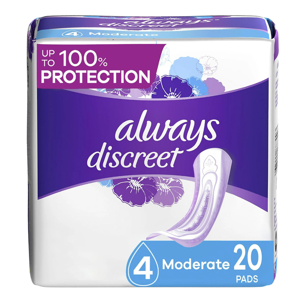 Discreet Pad Mod Reg by Always – Medium, Cotton, Model KAC-PROCTER-037000887003