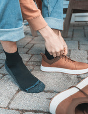 Mens Socks by Timberland – Polyester Blend, Charcoal, Model SA2302/376L