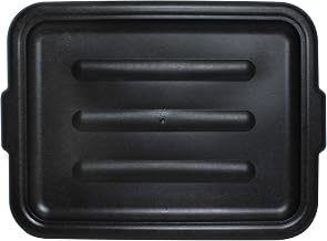 Thunder Group PLBTC001B Bus Box Cover, Stackable, high-Density polyethylene, Black, NSF