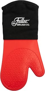 Fuller Brush Extra-Long Silicone Oven Glove – 14.5" Forearm Protection – Heat Resistant to 500°F – Non-Slip, Waterproof Oven Mitt for Baking, Cooking, BBQ & Grilling