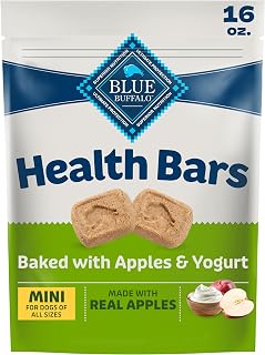 Blue Buffalo Health Bars Apples & Yogurt Mini Dog Biscuits, 16 oz