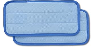 UNGER Professional ProClean Indoor Window Cleaning Replacement Pads, 2 Pack, Hold Dust and Dirt, Works with Glass Cleaners and Solutions, Non-Drip Surface Pad