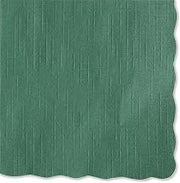 Hoffmaster Solid Hunter Green Economy Placemat, 9.5 x 13.5 inch - 1000 per case.