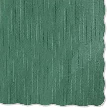 Hoffmaster Solid Hunter Green Economy Placemat, 9.5 x 13.5 inch - 1000 per case.