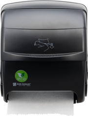 Ecologic Integra Recycled Plastic Level Paper Towel Dispenser by San Jamar – ecoLogic, Acrylonitrile Butadiene Styrene, Black, Model T850