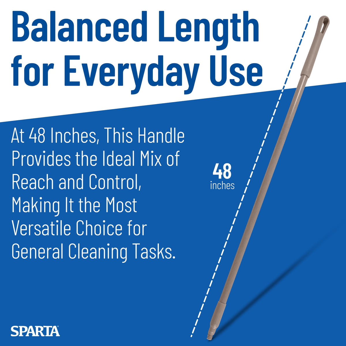 SPARTA Brown / 12 / 48 Inch Broom Handles