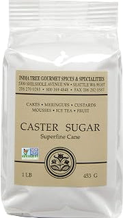 India Tree Caster Sugar, 1 lb (Pack of 4)
