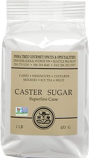 India Tree Caster Sugar, 1 lb (Pack of 4)