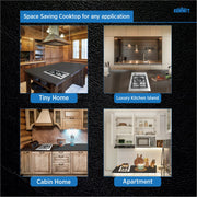 Summit 12" 2 Burner Gas Cooktop by Summit Appliance – 12 inches, Stainless Steel, Model GCJ2SS
