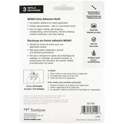 62149 Mono Adhesive Dots Applicator Refills by Tombow – Value Pack, Adhesive, Multicolor, Model AMT62149