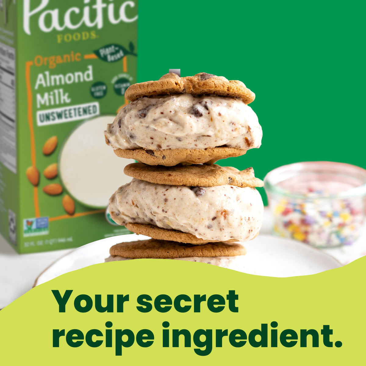 Pacific Foods Almond / 32 Fl Oz (Pack of 6) / No Color Almond Milk