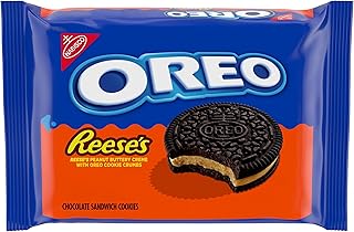 Oreo REESE'S Peanut Buttery Creme Chocolate Sandwich Cookies, 12.35 oz