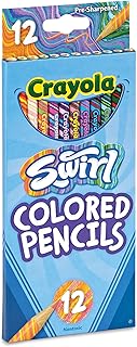 Crayola Swirl Colored Pencils for Kids, 12ct, Cute School Supplies, Ages 3+