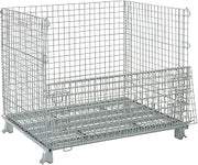 Global Industrial Wire Mesh Folding Open-Top Container, 36.4 Cu. Ft. Cap