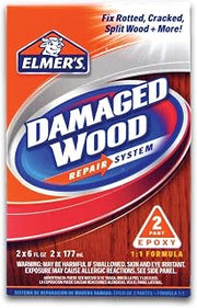 E761Q Two 6 Oz Elmer's Damaged Wood Repair System