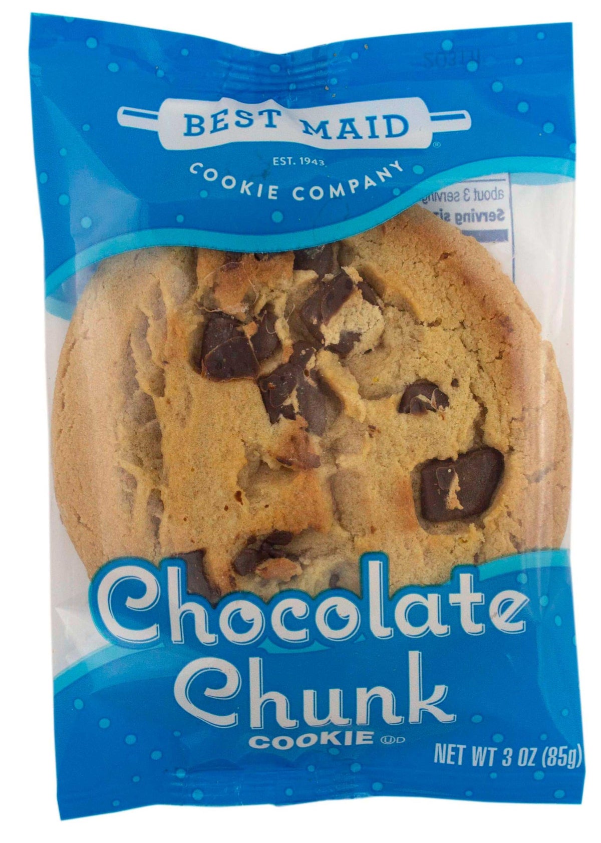Chocolate Chunk Cookie by Best Maid – 3 Ounce (Pack of 48), Pack of 48